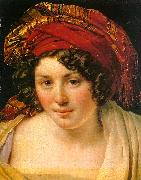Anne-Louis Girodet-Trioson A Woman in a Turban oil painting artist